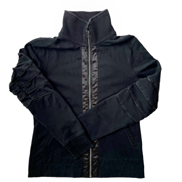 Lululemon Mogul Jacket Moto Top Hoodie Sweatshirt - Picture 14 of 16